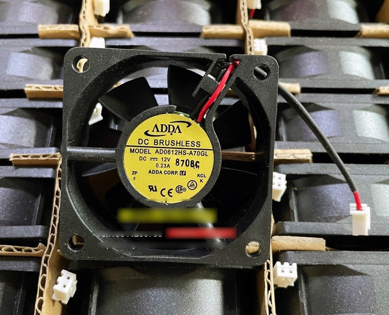 ADDA AD0612HS-A70GL 12V 0.23A 2wires Cooling Fan ADDA AD0612HS-A70GL 12V 0.23A 2wires Cooling Fan